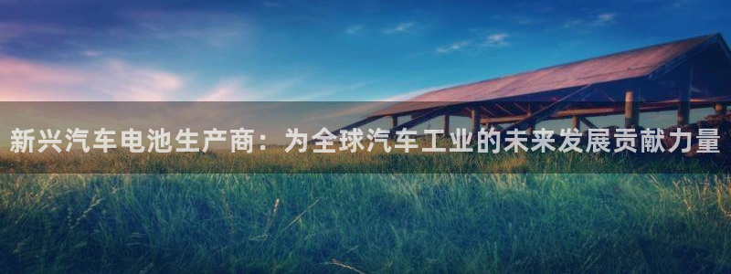 优发国际在哪里下载：新兴汽车电池生产商：为全球汽车工业的未来发展贡献力量