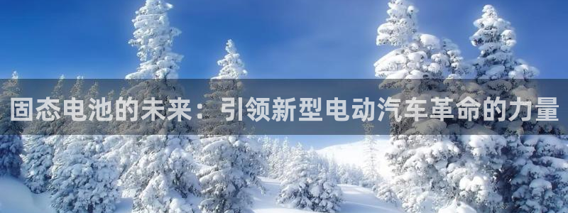 优发国际游戏官方网站入口：固态电池的未来：引领新型电动汽车革命的力量