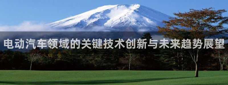 优发国际客服联系方式查询：电动汽车领域的关键技术创新与未来趋势展望