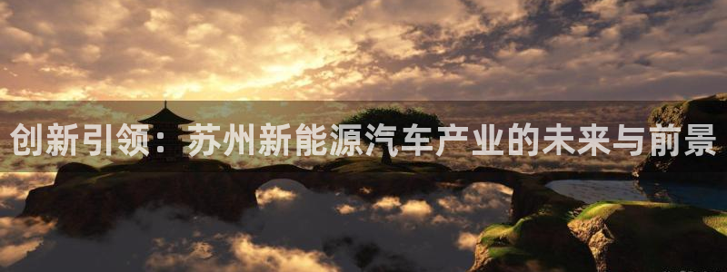 优发国际游戏17岁能玩吗：创新引领：苏州新能源汽车产业的未来与前景