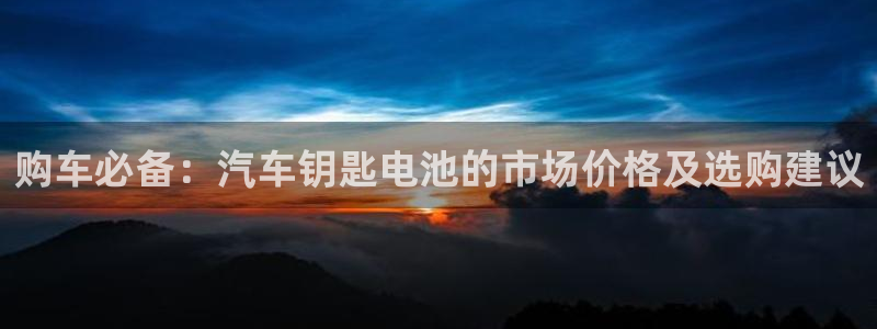 优发国际登录a：购车必备：汽车钥匙电池的市场价格及选购建议