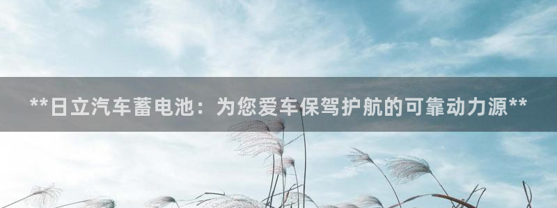 优发国际在哪里下载：**日立汽车蓄电池：为您爱车保驾护航的可靠动力源**